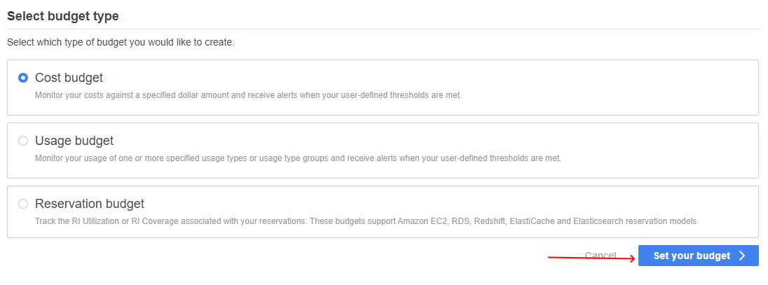 aws-cost-budget