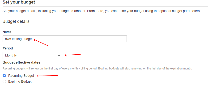 aws-set-your-budget