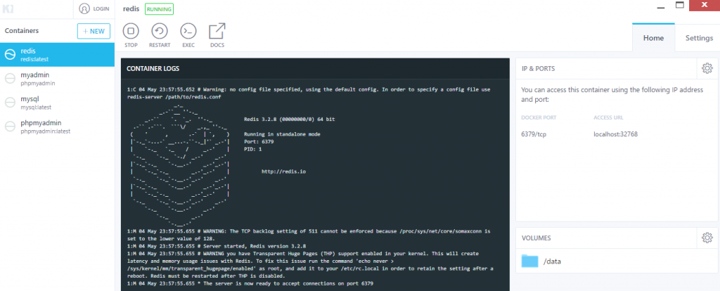 php 5.6 docker redis