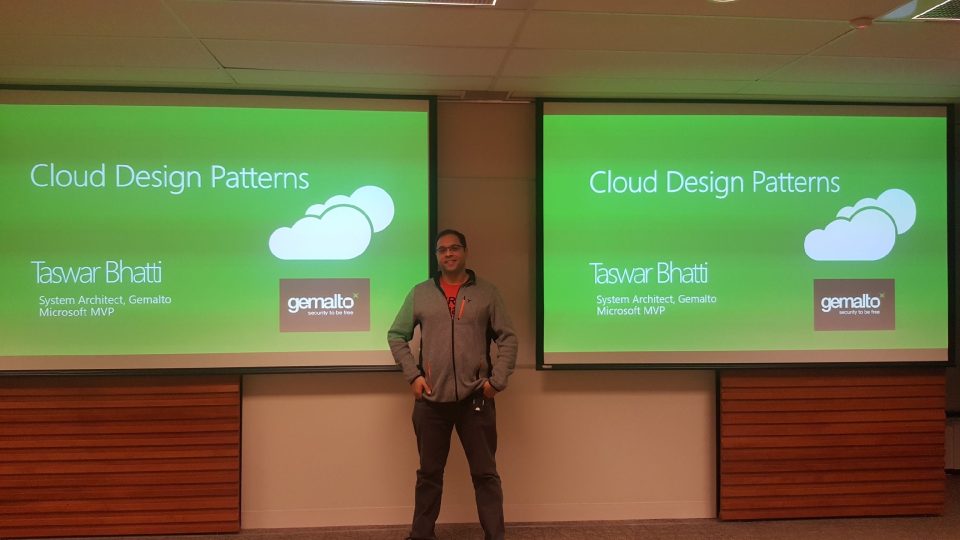Cloud Design Patterns – Talk at Ottawa .NET Community