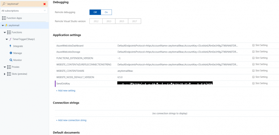 Azure functions - SendGrid to send an email from file | Taswar Bhatti