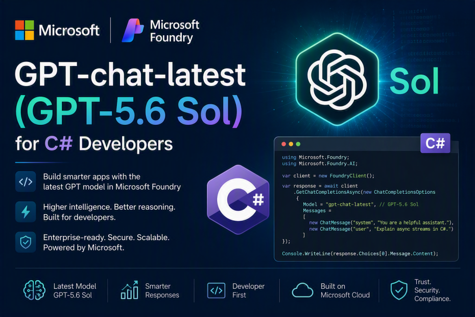 GPT-chat-latest (GPT-5.6 Sol) for C# Developers