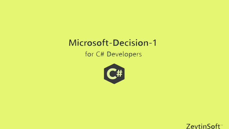 Not Every Step Needs a Chat Model — Microsoft-Decision-1 for C# Developers